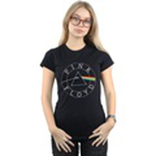 Camiseta manga larga Prism Circle Logo para mujer - Pink Floyd - Modalova