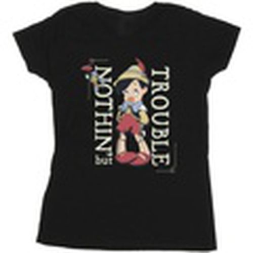 Camiseta manga larga Pinocchio Nothing But Trouble para mujer - Disney - Modalova