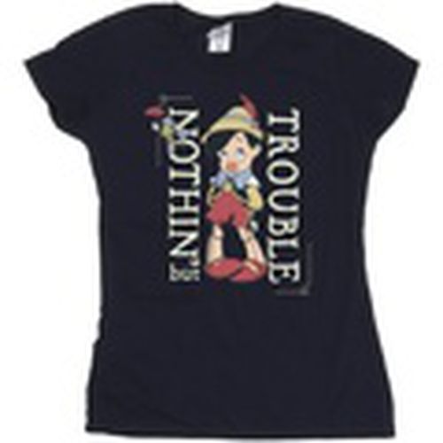 Camiseta manga larga Pinocchio Nothing But Trouble para mujer - Disney - Modalova