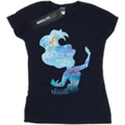 Camiseta manga larga Ariel Filled Silhouette para mujer - Disney - Modalova