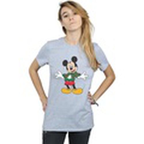 Camiseta manga larga Mickey Mouse Christmas Jumper Stroke para mujer - Disney - Modalova