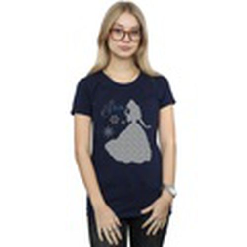 Camiseta manga larga Belle Christmas Silhouette para mujer - Disney - Modalova