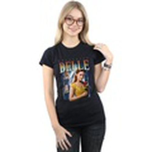 Camiseta manga larga Beauty And The Beast Belle Montage para mujer - Disney - Modalova
