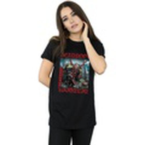 Camiseta manga larga Here Lies Deadpool para mujer - Marvel - Modalova