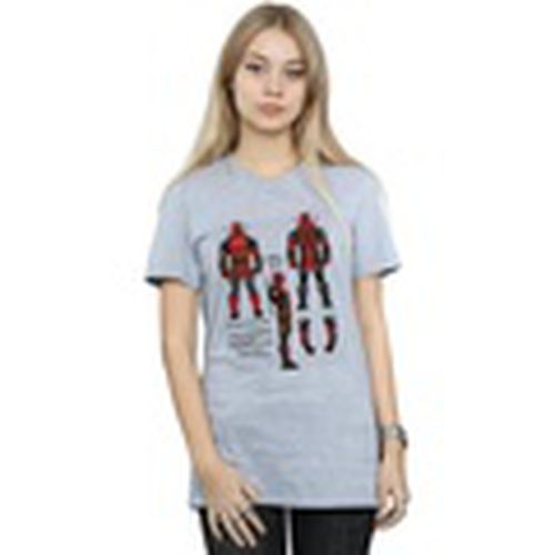 Camiseta manga larga Deadpool Action Figure Plans para mujer - Marvel - Modalova
