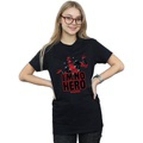 Camiseta manga larga Deadpool I'm No Hero para mujer - Marvel - Modalova