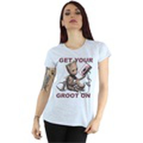 Camiseta manga larga Guardians Of The Galaxy Get Your Groot On para mujer - Marvel - Modalova