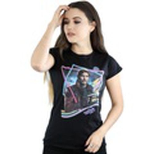 Camiseta manga larga Guardians Of The Galaxy Neon Star Lord para mujer - Marvel - Modalova