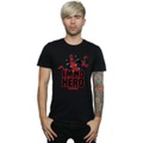 Camiseta manga larga I'm No Hero para hombre - Marvel - Modalova