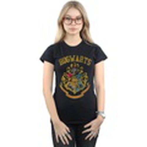 Camiseta manga larga Hogwarts Varsity para mujer - Harry Potter - Modalova