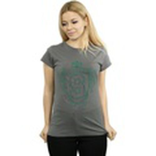 Camiseta manga larga Slytherin para mujer - Harry Potter - Modalova