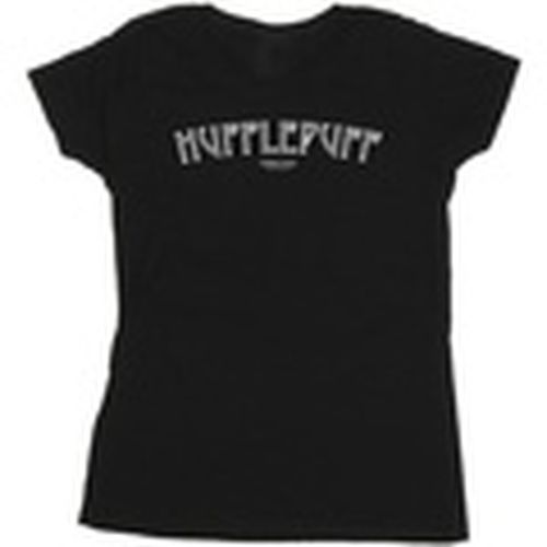 Camiseta manga larga Hufflepuff para mujer - Harry Potter - Modalova