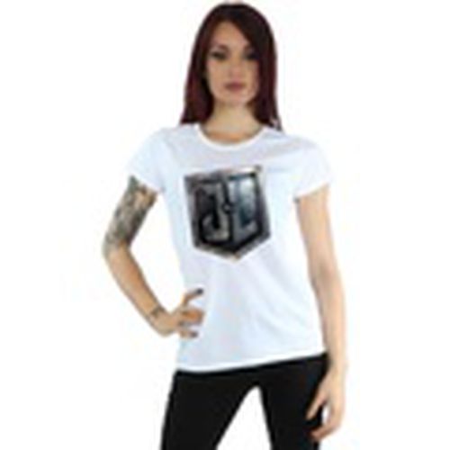 Camiseta manga larga Justice League para mujer - Dc Comics - Modalova