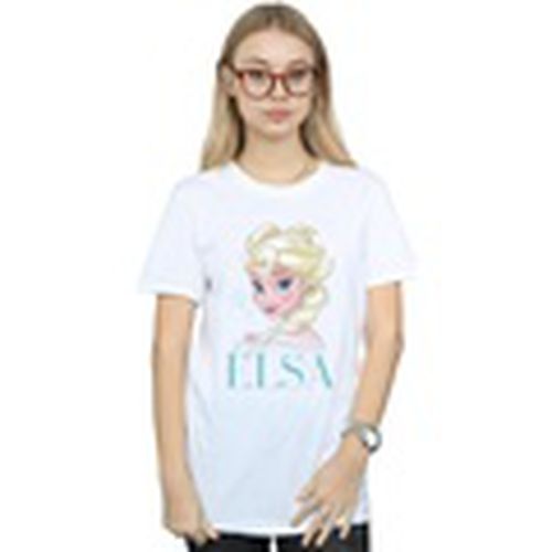 Camiseta manga larga Frozen Elsa Snowflake Portrait para mujer - Disney - Modalova