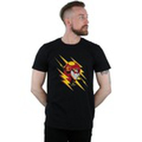 Camiseta manga larga The Flash Lightning Portrait para hombre - Dc Comics - Modalova