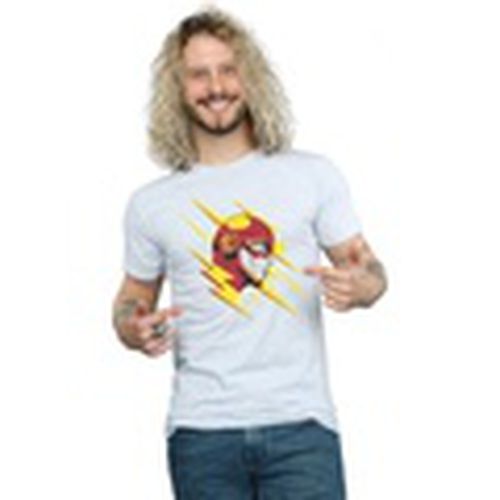 Camiseta manga larga The Flash Lightning Portrait para hombre - Dc Comics - Modalova