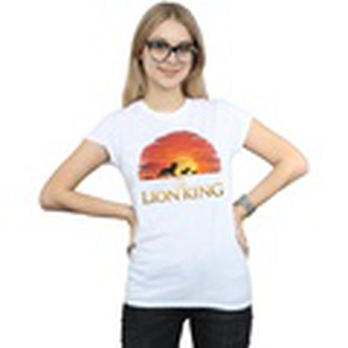 Camiseta manga larga The Lion King Movie Sunset Logo para mujer - Disney - Modalova