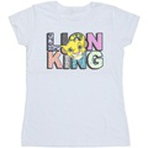 Camiseta manga larga The Lion King Pattern Logo para mujer - Disney - Modalova