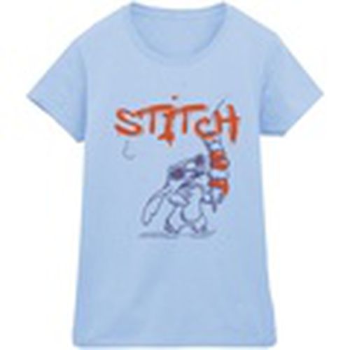 Camiseta manga larga Lilo Stitch Ice Creams para mujer - Disney - Modalova