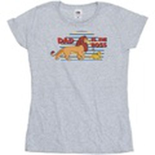 Camiseta manga larga The Lion King Dad Boss para mujer - Disney - Modalova