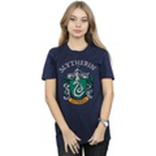 Camiseta manga larga Slytherin para mujer - Harry Potter - Modalova