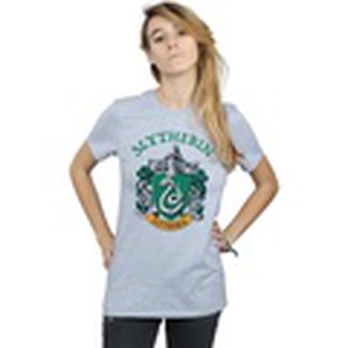 Camiseta manga larga Slytherin para mujer - Harry Potter - Modalova