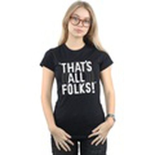 Camiseta manga larga That's All Folks para mujer - Dessins Animés - Modalova