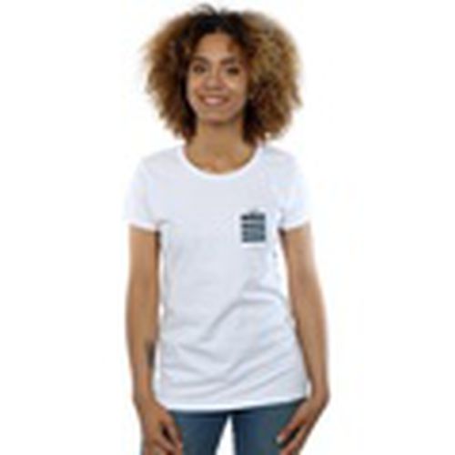 Camiseta manga larga Taz Stripes Faux Pocket para mujer - Dessins Animés - Modalova