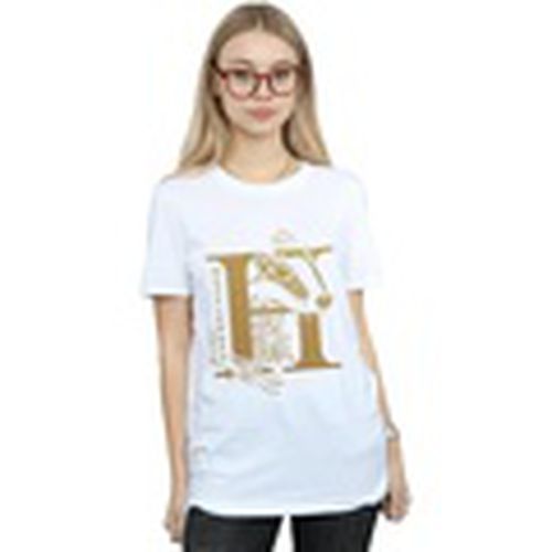 Camiseta manga larga Hufflepuff para mujer - Harry Potter - Modalova