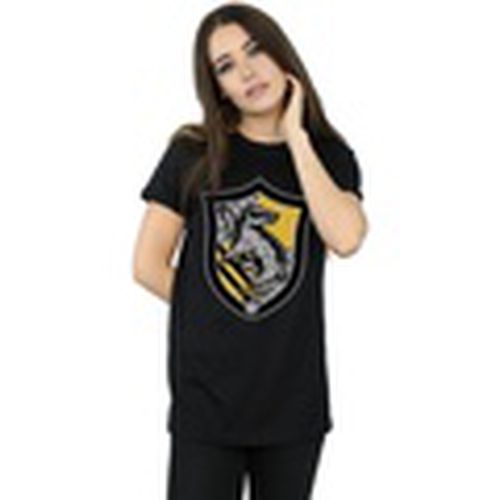 Camiseta manga larga Hufflepuff para mujer - Harry Potter - Modalova