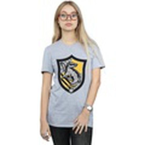 Camiseta manga larga Hufflepuff para mujer - Harry Potter - Modalova