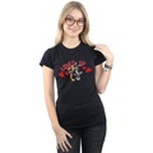 Camiseta manga larga Bugs Bunny And Lola Valentine's Day Loved Up para mujer - Dessins Animés - Modalova
