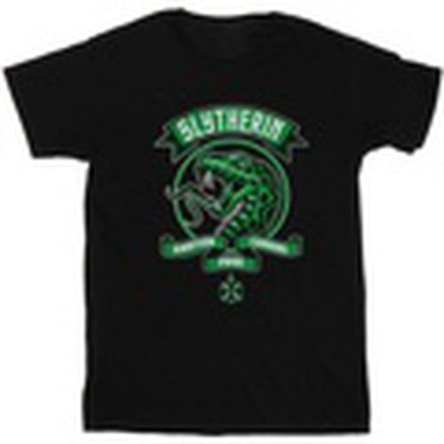 Camiseta manga larga Slytherin Toon Crest para mujer - Harry Potter - Modalova