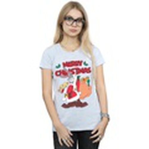Camiseta manga larga Santa Bugs Bunny para mujer - Dessins Animés - Modalova