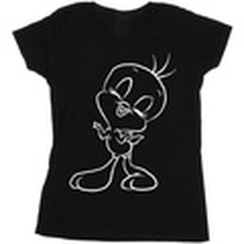 Camiseta manga larga Tweety Pie Outline para mujer - Dessins Animés - Modalova