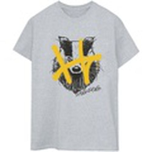 Camiseta manga larga Hufflepuff para mujer - Harry Potter - Modalova