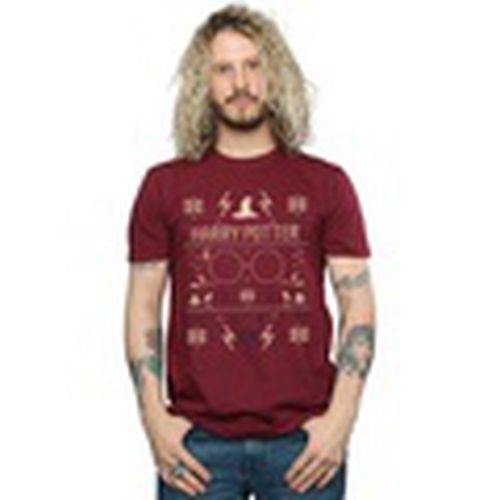 Camiseta manga larga Christmas Pattern para hombre - Harry Potter - Modalova
