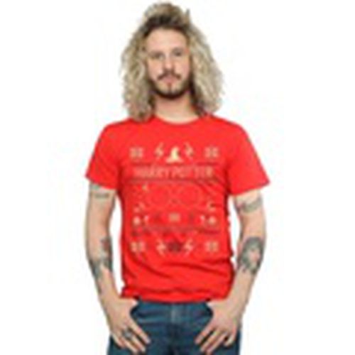 Camiseta manga larga Christmas Pattern para hombre - Harry Potter - Modalova