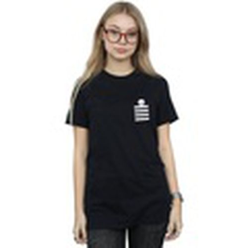 Camiseta manga larga Tweety Pie Striped Faux Pocket para mujer - Dessins Animés - Modalova