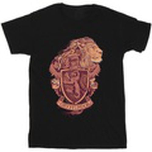 Camiseta manga larga Gryffindor Sketch Crest para hombre - Harry Potter - Modalova