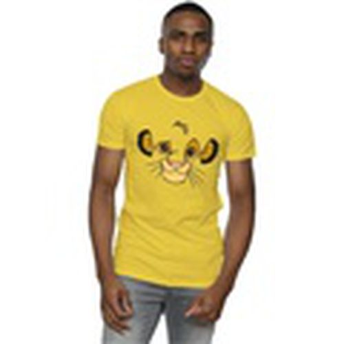 Camiseta manga larga The Lion King Simba Face para hombre - Disney - Modalova