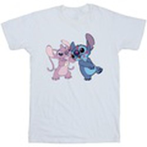 Camiseta manga larga Lilo Stitch Kisses para hombre - Disney - Modalova