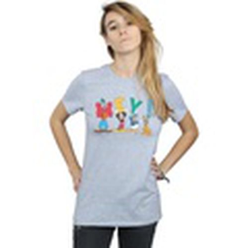 Camiseta manga larga Mickey Mouse Friends Hey para mujer - Disney - Modalova