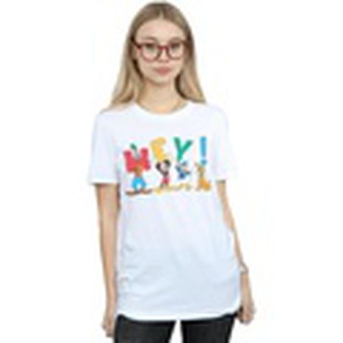 Camiseta manga larga Mickey Mouse Friends Hey para mujer - Disney - Modalova
