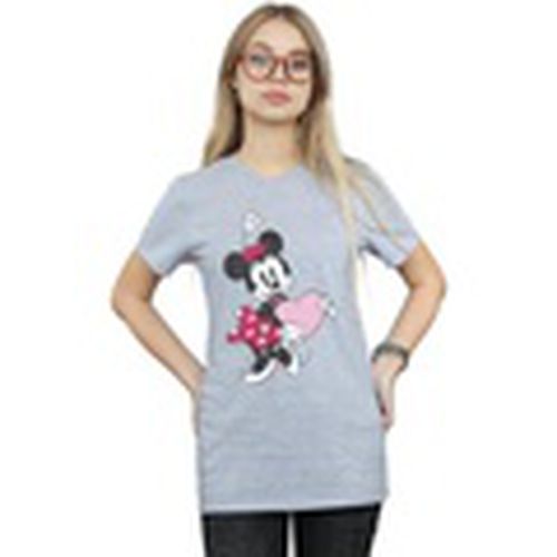 Camiseta manga larga Minnie Mouse Love Heart para mujer - Disney - Modalova