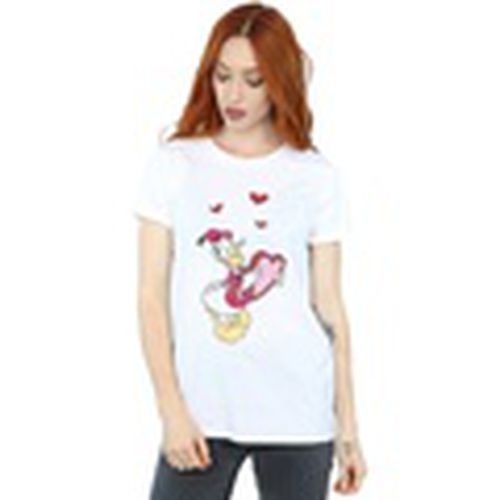 Camiseta manga larga Donald Duck Love Heart para mujer - Disney - Modalova