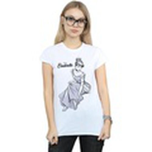 Camiseta manga larga Cinderella Slipper Sketch para mujer - Disney - Modalova