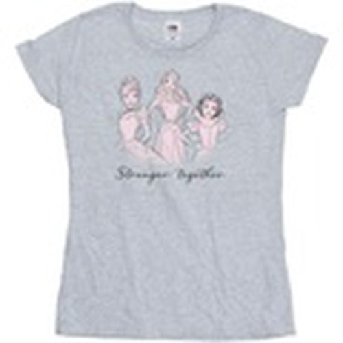 Camiseta manga larga Princesses Stronger Together para mujer - Disney - Modalova