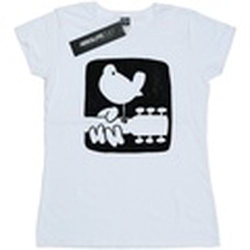 Camiseta manga larga Guitar Logo para mujer - Woodstock - Modalova