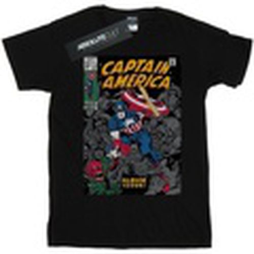 Camiseta manga larga Captain America Album Issue Cover para hombre - Marvel - Modalova